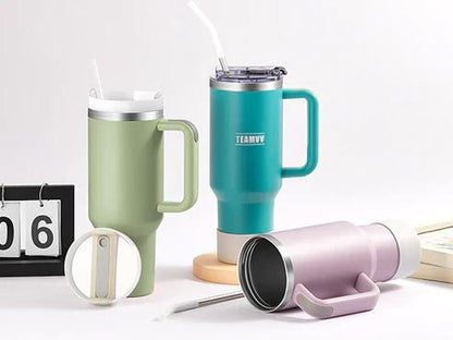 Drinkware 40oz Mug Tumbler FlowState Stanley Quencher 1200ML