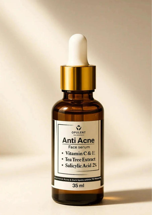 Anti Acne & Glowing Serum | Salicylic 2%, Vitamin C & E and Tea Tree Extract 2%