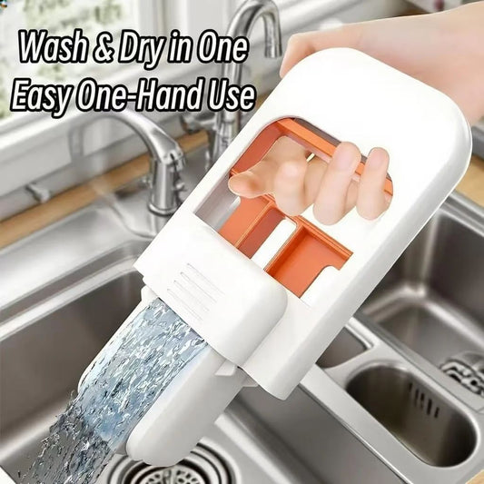 Foldable Mini Mop | Self-Wringing Wet & Dry Cleaner