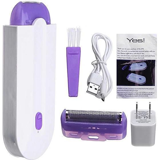 2-in-1 Rechargeable Painless with Sensa-Light – For Face & Body