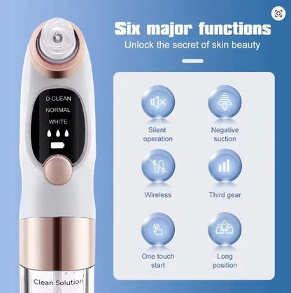 Rechargeable Bubble Facial Cleansing Device – Deep Refreshing Pore Care & Vacuum Cleaner