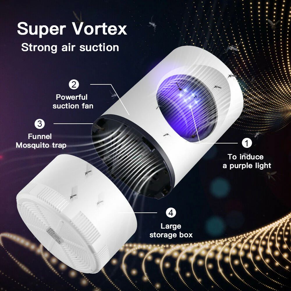 Mini Portable Mosquito Killer Lamp Bug Zapper Fly Bat Swatter Electric USB Mini Mosquito Swatter, Electric Insect Killer for Pest Control,Mosquito